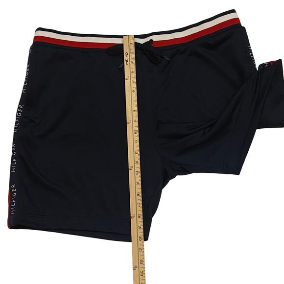 Tommy Hilfiger Sweat Shorts Mens Size 2XL Blue Performance Athletic Casual Y2K - Picture 9 of 10